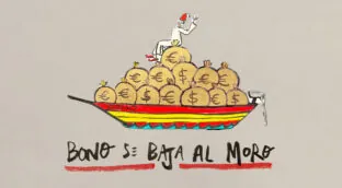 La viñeta animada sobre... Bono se baja al moro