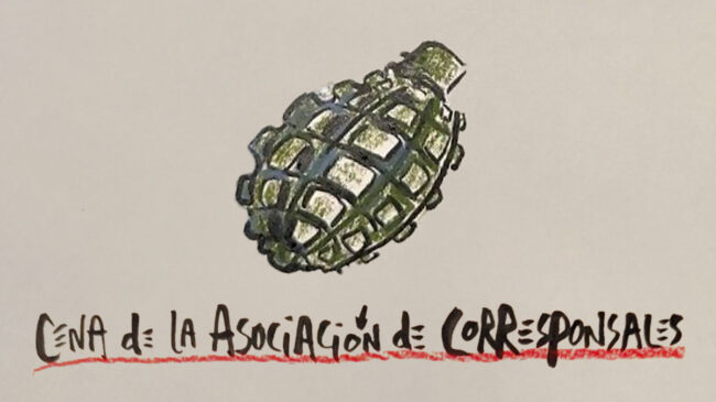 La viñeta animada sobre... la cena de los corresponsales de la Casa Blanca