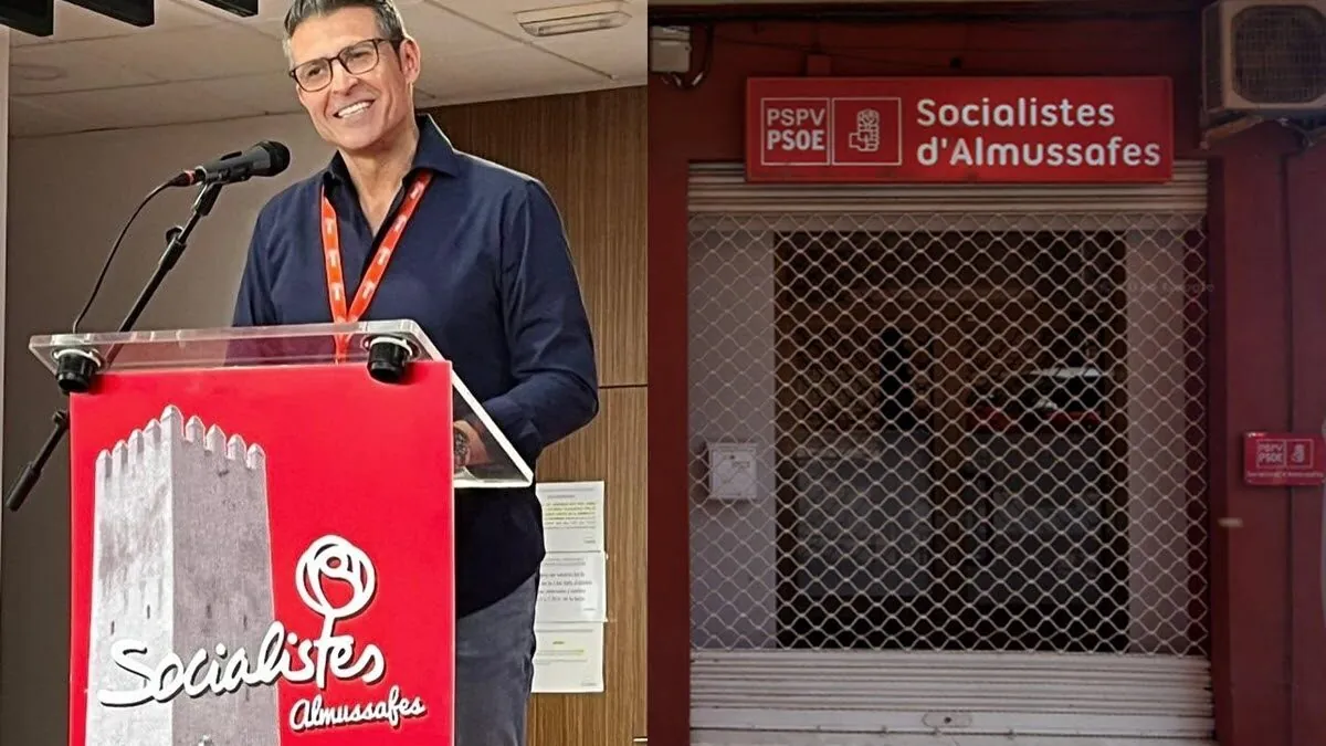 El PSOE de Almusafes paga el alquiler de su sede al alcalde expulsado por Diana Morant