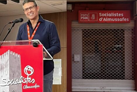 El PSOE de Almusafes paga el alquiler de su sede al alcalde expulsado por Diana Morant