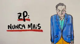 La viñeta sobre... ZP de chapapote hasta el cogote