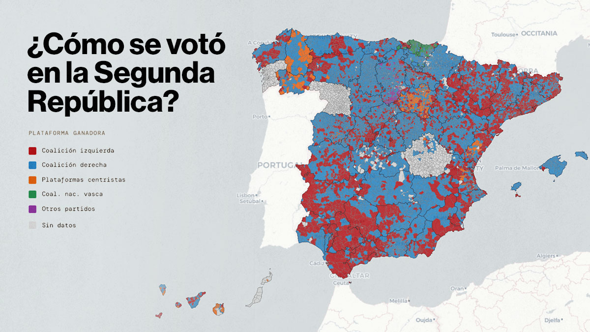 ¿Cómo se votó en la Segunda República? Unos profesores reconstruyen el mapa electoral