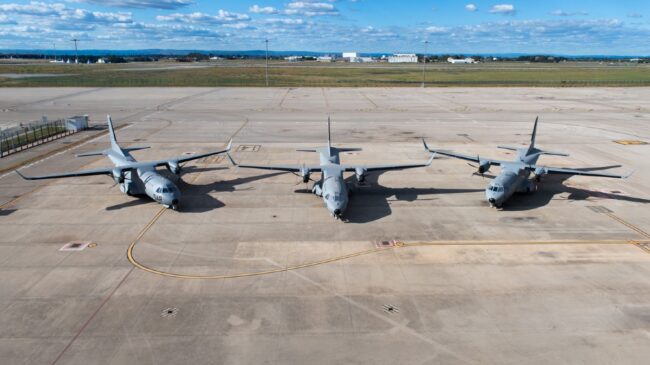 España recibe de Airbus tres de sus nuevos aviones de vigilancia marítima y rescate
