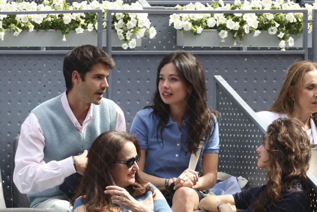 Anna Castillo y Álvaro Mel en la final del Mutua Madrid Open de Tenis