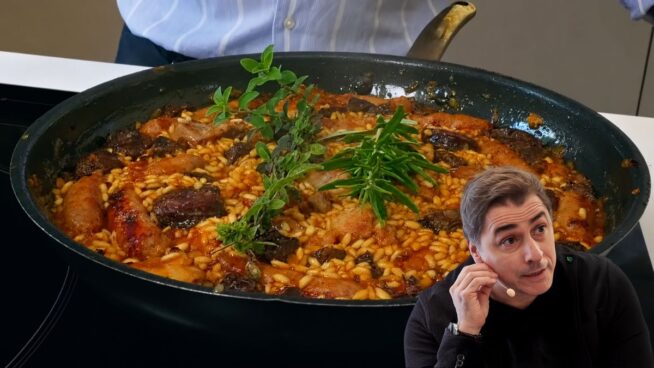 Jordi Roca, chef catalán con tres estrellas Michelin, sobre si cocinar antes la cebolla o el ajo en un sofrito: «Es la clave de un buen arroz»