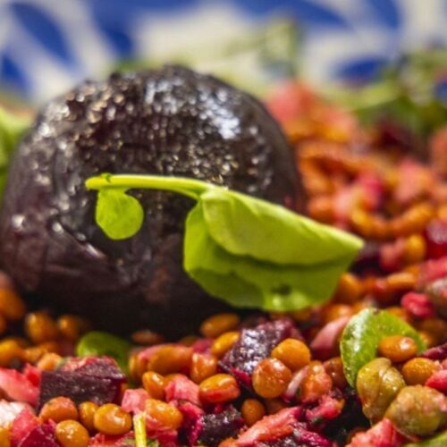 Ensalada de lentejas de Dani García