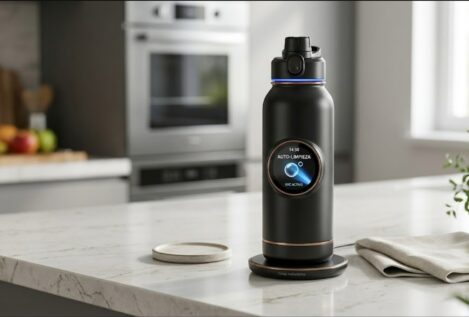 Descubre el futuro de la hidratación: botellas de agua inteligentes autolimpiables