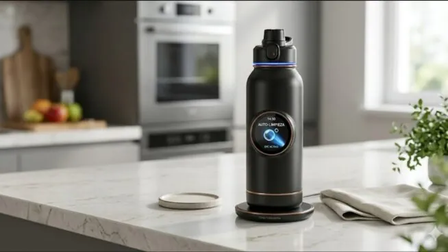 Descubre el futuro de la hidratación: botellas de agua inteligentes autolimpiables