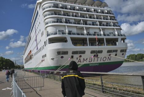 El crucero aislado por un brote de norovirus tiene previsto hacer escala en Bilbao