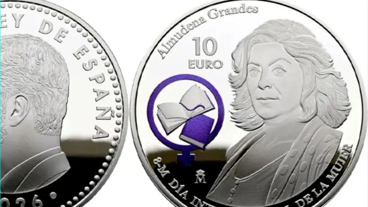 La moneda de Almudena Grandes no interesa: solo vende el 23% de lo que estimó el Gobierno