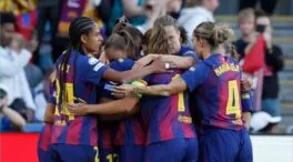 El Barcelona gana por 4-0 frente al Lyon su cuarta Champions femenina