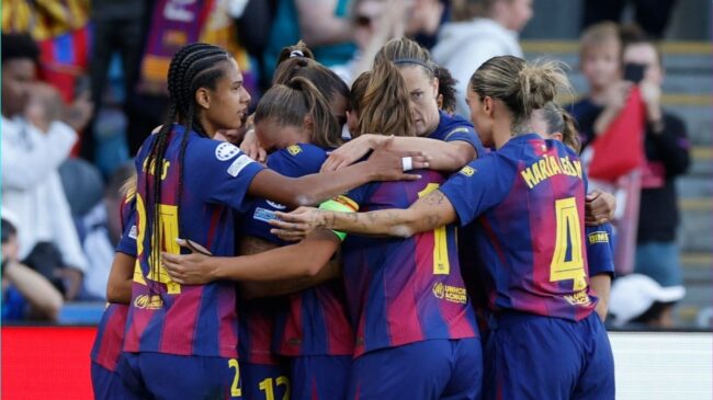 El Barcelona gana por 4-0 frente al Lyon su cuarta Champions femenina