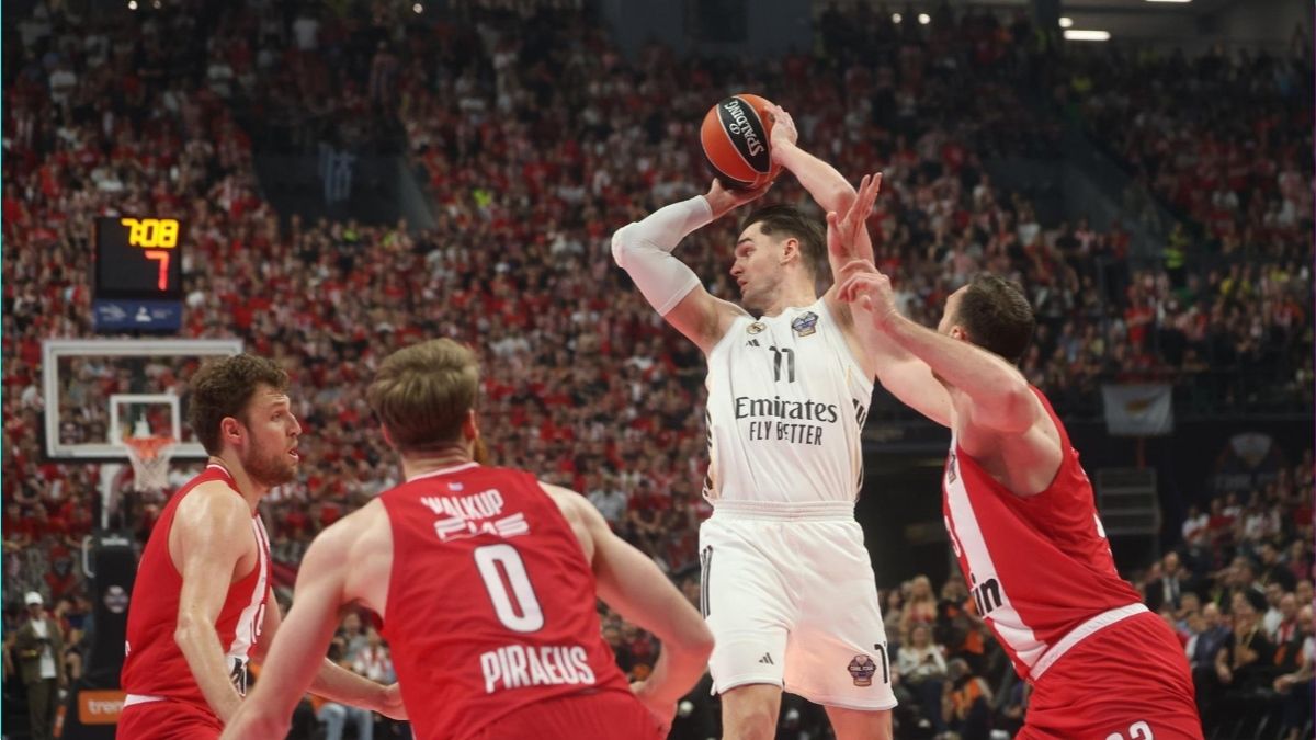 El Real Madrid pierde la final de la Euroliga frente a Olympiacos 92-85 en Atenas