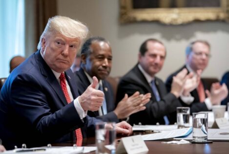 Trump se mofa de Sheinbaum imitando su voz: «Llámelo Golfo de México, 'presidento'»