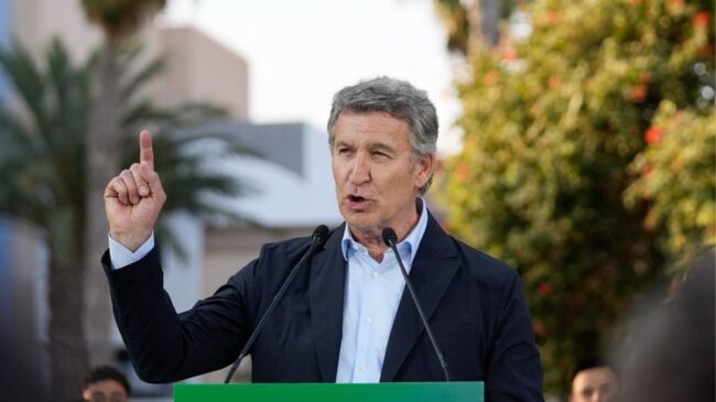 Feijóo acusa a Sánchez de buscar la «tensión», pero rechaza los insultos de Abascal