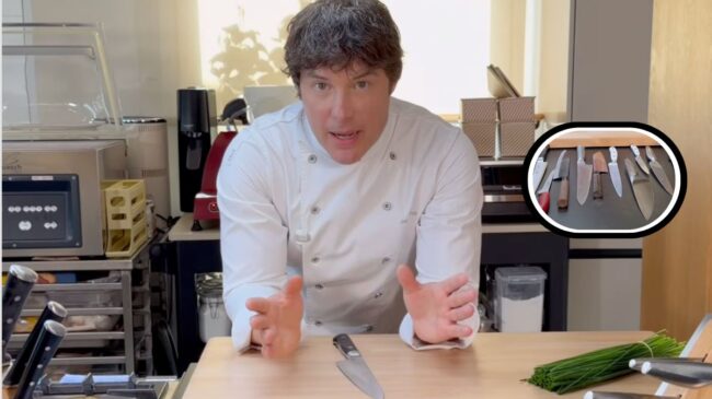 Jordi Cruz, cocinero: «Esta es la técnica sencilla que cambia por completo tu forma de cocinar. No necesitas un cuchillo caro, la clave está en el agarre»