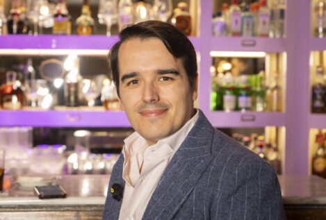 Diego Sánchez de la Cruz con Esperanza Aguirre