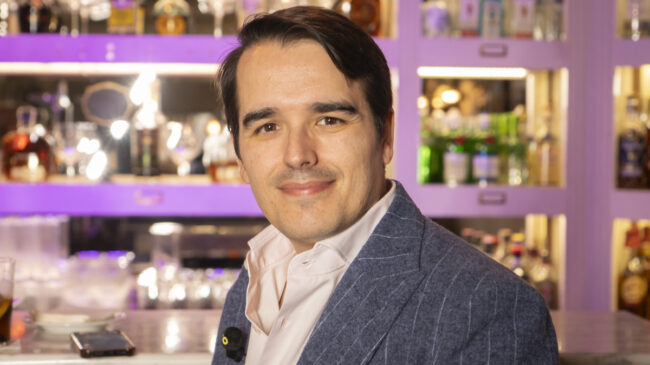 Diego Sánchez de la Cruz con Esperanza Aguirre