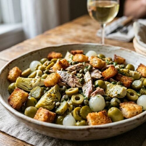 Ensalada de caballa de Pepe Vieira