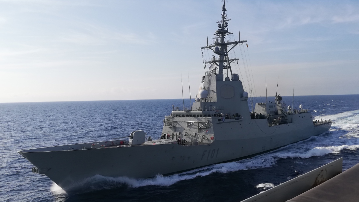 La fragata Álvaro de Bazán participará en EEUU en los ejercicios navales más avanzados
