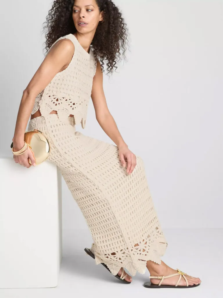 Falda blanca de la colección de Paula Echevarría para Primark. (PVP: 20€)
