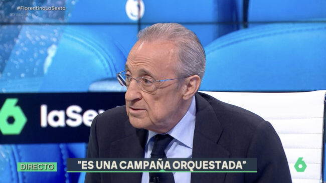 Florentino denuncia una campaña orquestada: «Quieren que dimita y que no me presente»