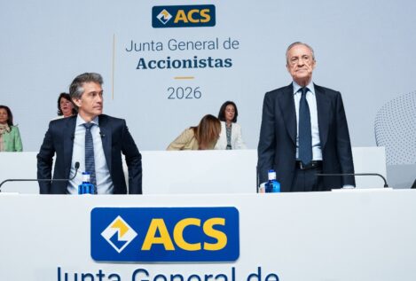 El júbilo en la junta de accionistas de ACS hace olvidar a Florentino la crisis en el Real Madrid