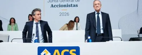 El júbilo en la junta de accionistas de ACS hace olvidar a Florentino la crisis en el Real Madrid