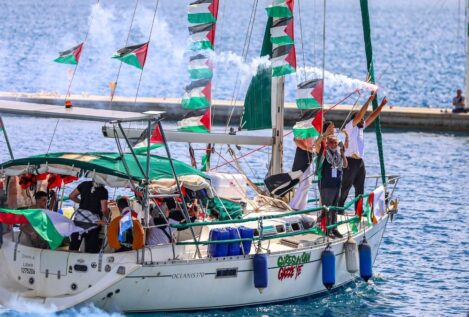 La flotilla denuncia más de 400 detenidos por Israel, incluidos españoles
