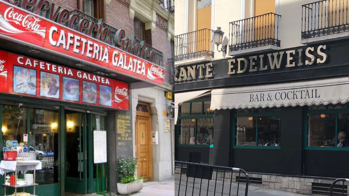 Los viejos amigos que cierran sin despedirse: Galatea, Edelweiss y una memoria de Madrid