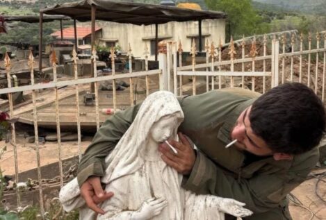 Prisión para los soldados israelíes que profanaron una estatua de la Virgen en el Líbano