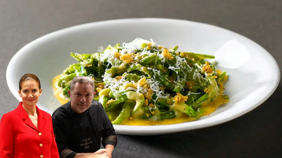 Samantha Vallejo-Nágera y Albert Adrià, chefs, coinciden: «Las judías verdes están buenas con jamón, pero son la mejor cena con foie o en carbonara»