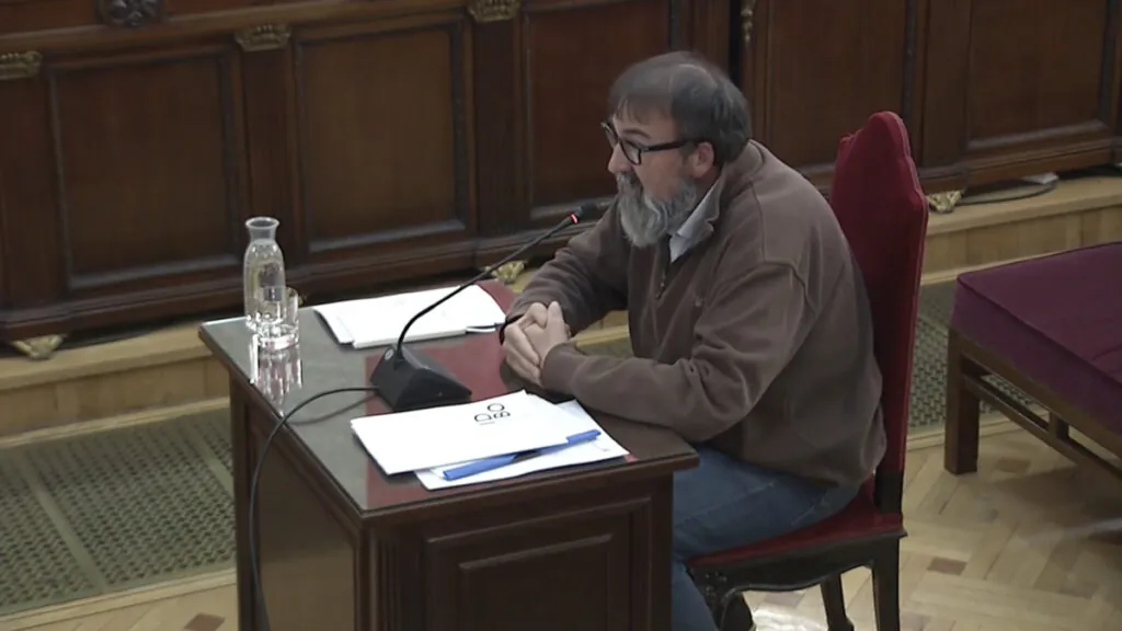 Koldo García durante su alegato final en el Tribunal Supremo.