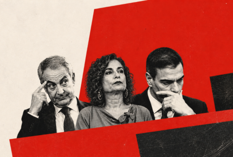  Los tres sentados