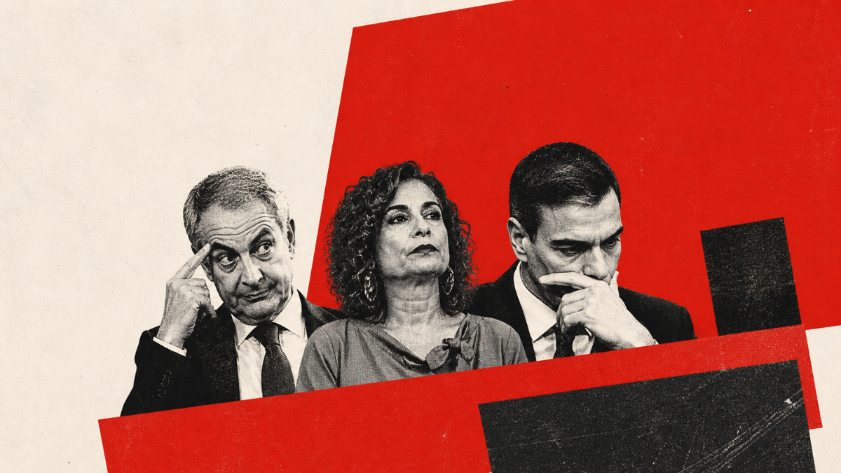  Los tres sentados