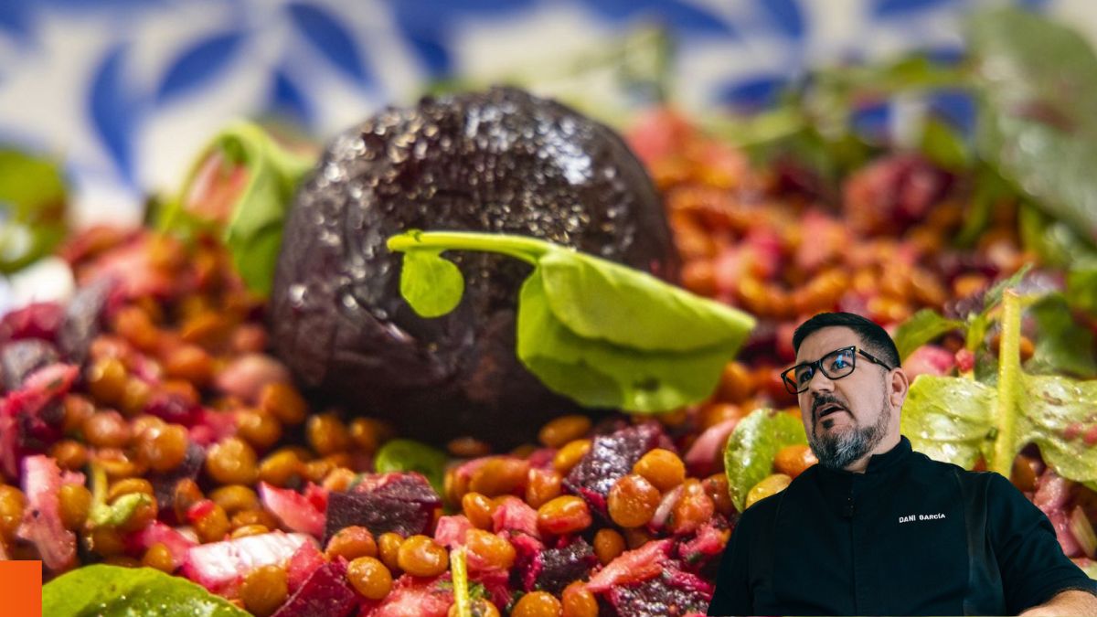 Dani García (chef) y los nutricionistas coinciden: «Las lentejas de bote están buenas con chorizo, pero mejoran en una ensalada con manzana o alcaparras»