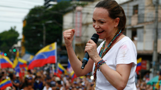 María Corina Machado confirma su candidatura a unas próximas elecciones en Venezuela