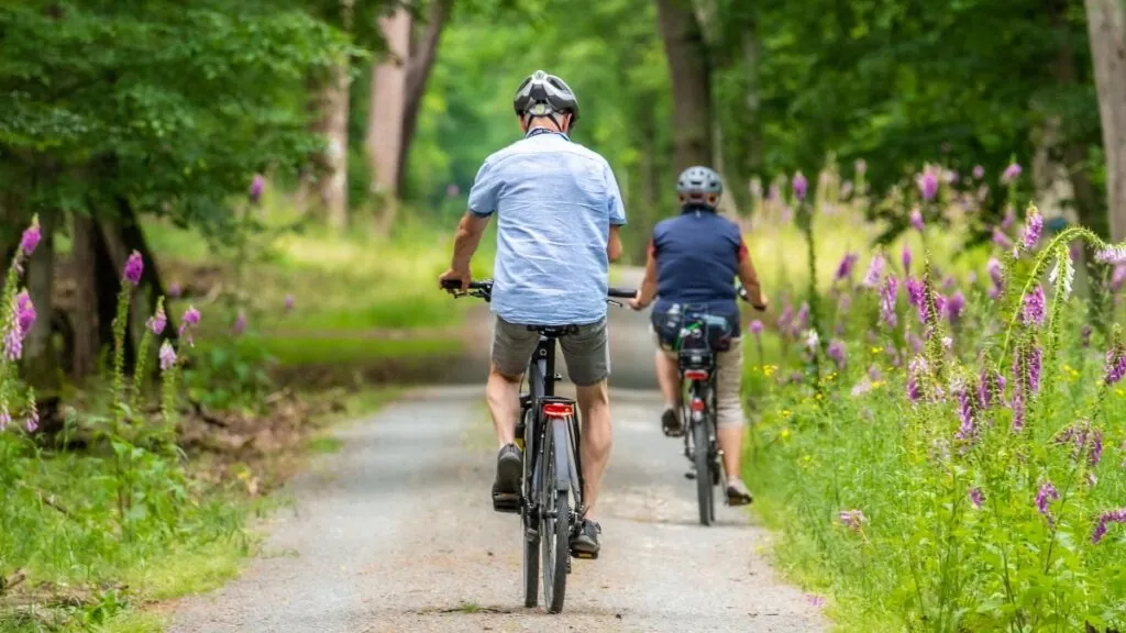 Montar en bicicleta 