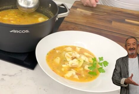 Karlos Arguiñano (77), cocinero: «El marmitako más fácil y resultón no se hace con bonito, sino con rape, patatas y un poco de tomate rallado»