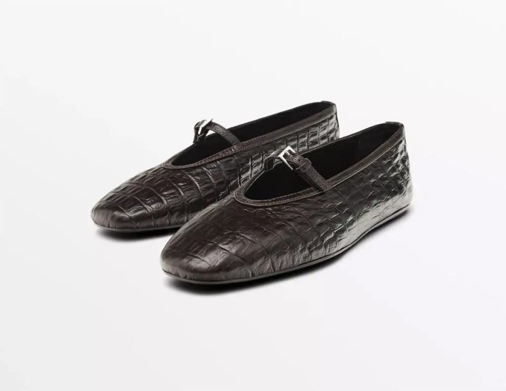 Bailarinas de coco de Massimo Dutti. (PVP: 89.95€)