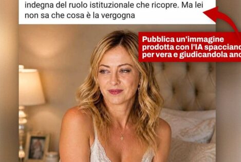 Meloni denuncia la difusión de imágenes suyas en ropa interior generadas por IA