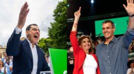 Moreno pide «aglutinar el voto» y Sánchez apela al socialista indeciso: «Si votamos, ganamos»
