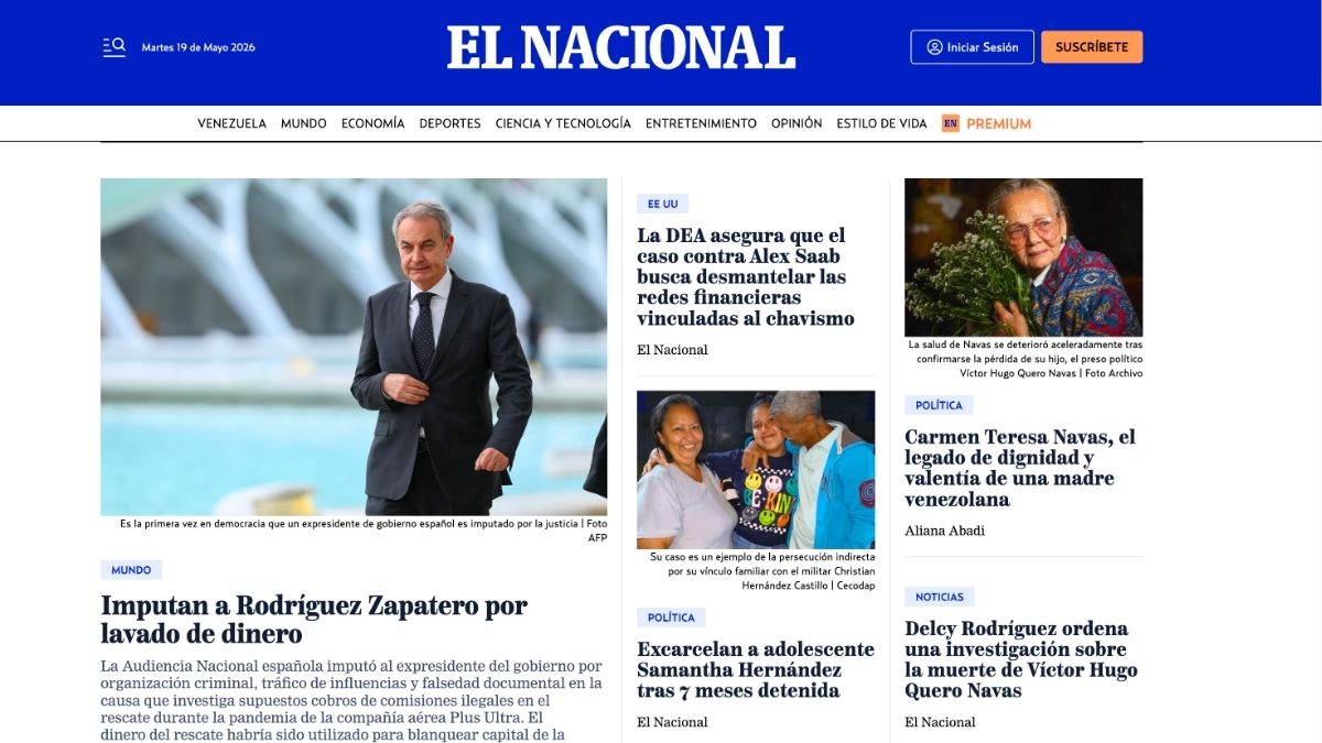 La imputación de Zapatero llega a la prensa internacional: de Francia a Estados Unidos