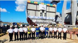 Navantia coloca la quilla de la séptima corbeta adquirida por la Marina Real de Arabia Saudí