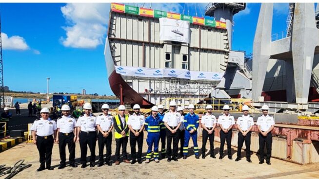 Navantia coloca la quilla de la séptima corbeta adquirida por la Marina Real de Arabia Saudí