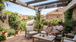 Disfruta de una terraza fresquita con los mejores nebulizadores de agua
