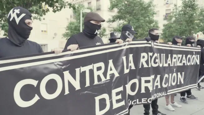 Detenidos cinco miembros de Núcleo Nacional por una marcha contra la regularización en Madrid