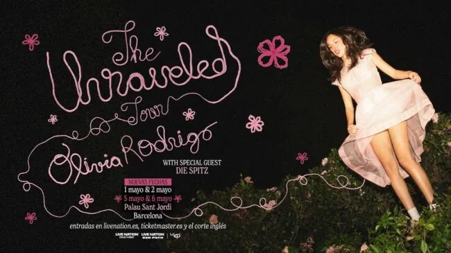 Olivia Rodrigo aumenta a cuatro los conciertos en Barcelona en mayo de 2027