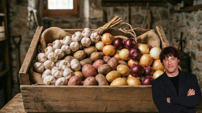 Jordi Cruz, cocinero: «Un gran error que cometemos con las patatas es dejarlas junto a las cebollas. Para conservarlas más ponlas con los ajos»