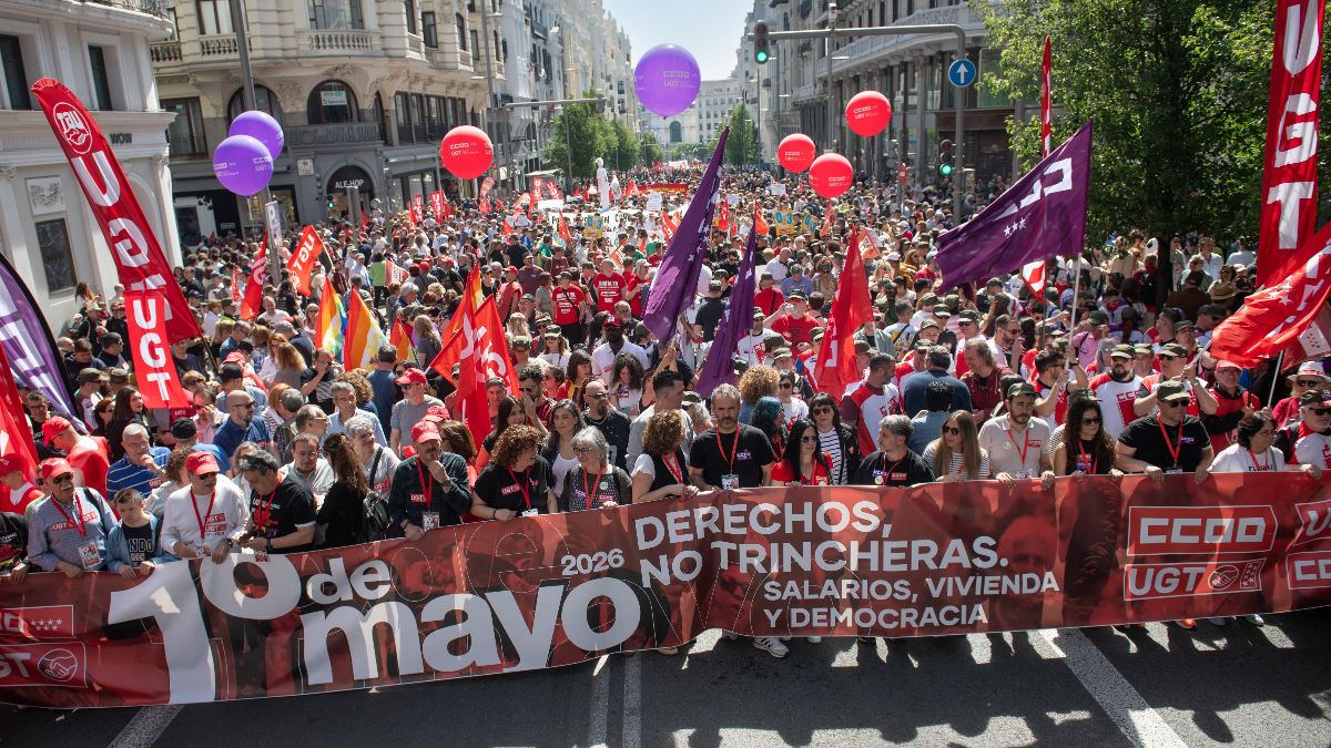 La izquierda se reivindica en un 1 de Mayo con  clima electoral: «No da igual quien gobierne»